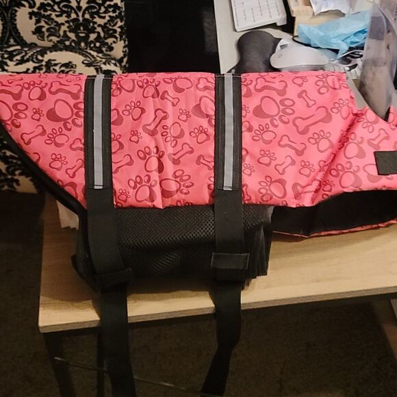 New 💗Host Pic💗 Dog Life Jacket Floating Vest Saver Swim Wear Protection XXL - Picture 1 of 4